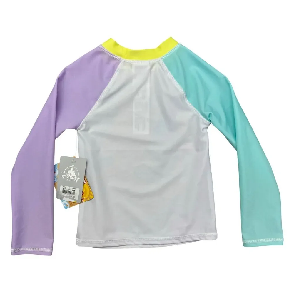 Disney Toy Story 4 Rash Guard Kids 4 Forky Long Sleeve Swim Shirt UPF 50+ NWT